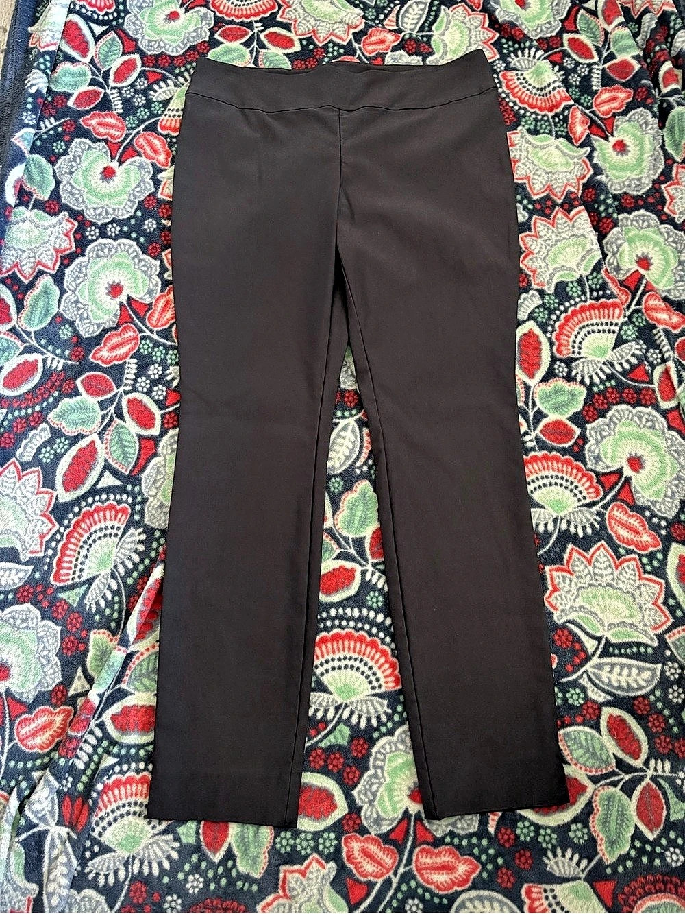 Nicole Miller Straight Leg Pants in Black Size 12